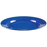 Coleman 10" Enamelware Dinner Plate with Wide Rim (Blue)