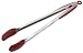 Progressive International 16 Inch Silicone Gripper Tongs, Red