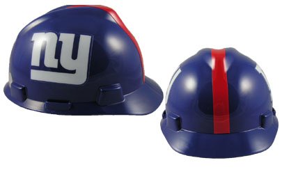 MSA Safety Works 818434 NFL Hard Hat, New York Giants