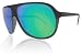 Electric Hoodlum Sunglasses,Matte Black Frame/Grey Green Chrome Lens,one size