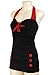 PinupClothingOnline Women's Bow Front Vintage Pin up Rockabilly Swimsuit