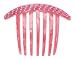 France Luxe Princess French Twist Comb with Swarovski Crystals - Nacro Pink/Swarovski