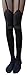 AM Landen®Super Sexy Elegant Mock Tights Tatoo Pantyhose(Black Rose Garter)