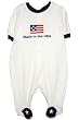 Newborn Alexis "Made in the USA" Footed Coverall