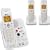 AT&T DECT 6.0 White/Grey Digital 3-Handset Answering System (EL52309)