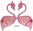 Adult Pink Flamingo Sunglasses