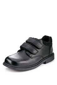 Leather Twin Riptape Shoes