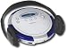 Audiophase Portable CD Player with 45-Second Skip Protection and Remote