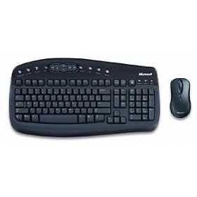 Microsoft Wireless Optical Desktop 1000 Standard Keyboard and Optical Mouse