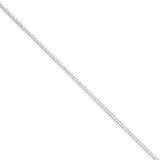 24 Inch Sterling Silver 0.95mm Round Franco Chain