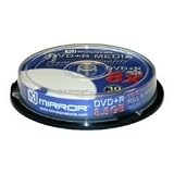 Electronics : 10 Pack Mirror Full Face Printable Dual Layer 8X Speeddvd+R Blank Discs