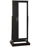 Contemporary Black Cheval Jewelry Wardrobe (Black) (60.25
