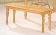 Brand New Solid Wood Natural Finish Bench for Dining