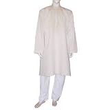 Yoga Clothing Cotton Embroidered Kurta Pajama Size L Chest : 42
