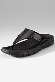Step-Tone™ Snakeskin Print Flip-Flops with Nature-Step Technology™