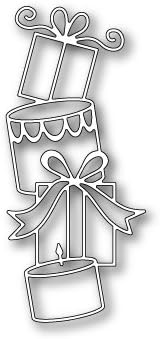 Memory Box Poppy Stamp dies - Birthday Stack