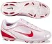 Nike First2 Team FG-metallic platinum/sport red
