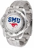 Southern Methodist (SMU) Mustangs Sport Steel Band Men's Watch