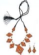Ethnic Jewellery Necklace and Earing In Terracota Handmade Gifts