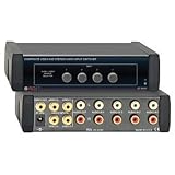 Radio Design Labs EZ-AVX4 Composite Video and Stereo Audio Input Switcher, 4x1