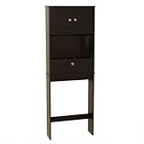 Zenna Home 9401CH, Drop Door Bathroom Spacesaver, Espresso