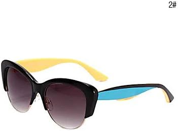 Meno's 100% UV400 Cat-Eye Plastic Retro Sunglasses