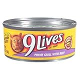 9 Lives Ground Canned Food for Cats- net wt. 5.5 oz., case of 6 4-packs