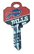 Buffalo Bills Schlage SC1 House Key