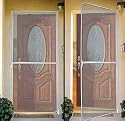 Jobar's JB4283 Instant Screen Door, White