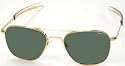Randolph Aviator Sunglasses 52MM Gold, Bayonet, AGX, AF21614
