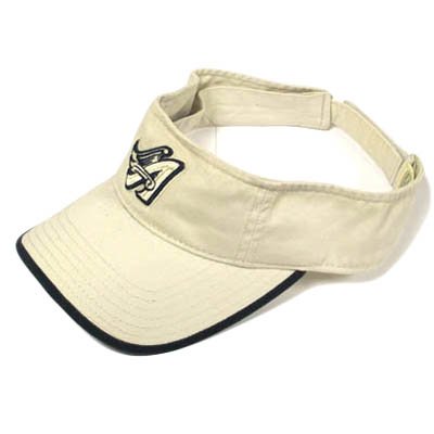 VISOR HAT MLB LOS ANGELES ANGELS KHAKI COTTON NEW MLB