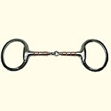 Coronet Copper and Steel Rollers Eggbutt Snaffle Bit