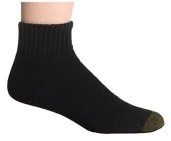 Gold Toe Men's Cotton Quarter Athletic Sock, 6-Pack