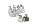 Tablecraft Products Mini Salt & Pepper, Set of 12