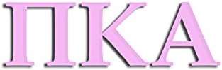 Officially Licensed Pi Kappa Alpha 8" x 3" Window Decal - Matte Pink