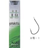 がまかつ(Gamakatsu) ３Ｈ糸付　渓流　茶　８－１．０