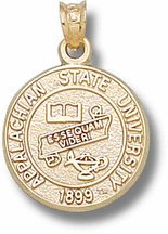 Appalachian State Mountaineers "seal" Pendant - 10kt Gold Jewelry Picture
