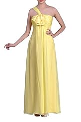 A-line One Shoulder Chiffon  Dress