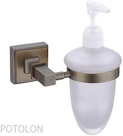 POTOLON Antique Bronze Wall-mounted Liquid soap dispenser rack Soap Holder