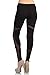 Love Melrose Womens Full Length Fashion Mesh Insert Illusion Leggings