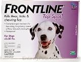 6 MONTH Frontline Top Spot Purple: For Dogs 45-88 lbs