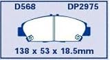 EBC Brake DP2975 Front Premium Organic Pads