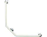 補助手摺（樹脂被覆付） 標準取付タイプ（B・D・G）左勝手アイボリー SK-297RJ-1000x1000　　新協和