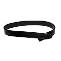 Kids Easy One-Hand Leather Belt - Black