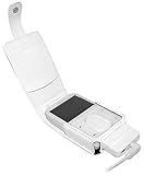Noreve Tradition White Leather Case For Creative Vision:M With Removable Belt Clip And Snap Closure