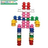 Educational Toy - Stak'ems Top Hats - 120 Pcs - Guidecraft - G16840