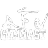Iron On Hot Fix Tumbling Gymnast