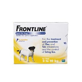 Frontline for Small Dogs (2-10kg) 6 pack