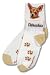 For Bare Feet Dog Breed Chihuahua Roll Down Sock