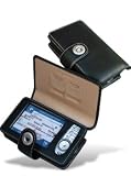 Covertec ICN 510/520 GPS Luxury Leather Case in Black (Mitac Mio 169)